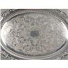 Image 2 : A SILVER PLATED DOUBLE HANDLED OVAL TEA TRAY