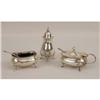 Image 3 : A WALKER & HALL, ENGLISH STERLING SILVER CONDIMENT SET