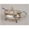 Image 4 : A WALKER & HALL, ENGLISH STERLING SILVER CONDIMENT SET