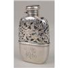 Image 1 : AN AMERICAN STERLING SILVER OVERLAY GLASS HINGED LID SCENT BOTTLES