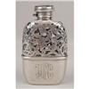Image 4 : AN AMERICAN STERLING SILVER OVERLAY GLASS HINGED LID SCENT BOTTLES