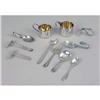 Image 1 : A GROUP OF STERLING SILVER CHILDREN`S TABLE ITEMS