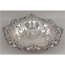 A JE CALDWELL, PHILADELPHIA STERLING SILVER CIRCULAR CENTERPIECE BOWL