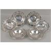 Image 1 : THREE PAIR OF AMERICAN STERLING SILVER BONBON DISHES