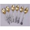 Image 3 : A SET OF TWELVE REED & BARTON FLORAL TERMINAL DEMI-TASSE SPOONS