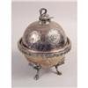 Image 4 : THREE SILVER PLATED OVAL REVOLVING LIDDED BREAKFAST SERVERS