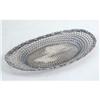 Image 3 : A STERLING SILVER OVAL FOOTED BONBON DISH