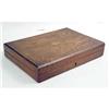 Image 9 : A SILVERPLATED FISH SET IN WOODEN HINGED LID PRESENTATION BOX