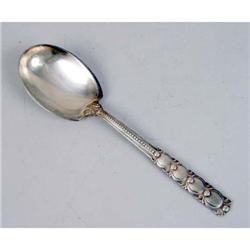A TIFFANY & CO. STERLING SILVER SERVING SPOON
