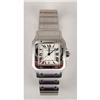 Image 1 : A CARTIER "SANTOS" STAINLESS STEEL GENTLEMEN`S WRISTWATCH