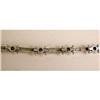 Image 4 : A 14K WHITE GOLD AND DIAMOND BRACELET
