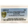 Image 3 : 2002-P AUSTRALIA KOOKABURRA ON BRANCH 1 OZ SILVER