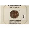 Image 3 : 306-337 A.D. CONSTANTINE I ANCIENT COIN (FINE)