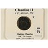 Image 3 : 268-270 A.D. CLAUDIUS II ANCIENT COIN (FINE)
