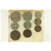 Image 2 : 1953 GREAT BRITAIN 9 COIN SET, ORIGINAL MINT