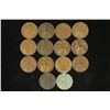 Image 1 : 14 ASSORTED GREAT BRITAIN 1908-1936 LARGE PENNIES