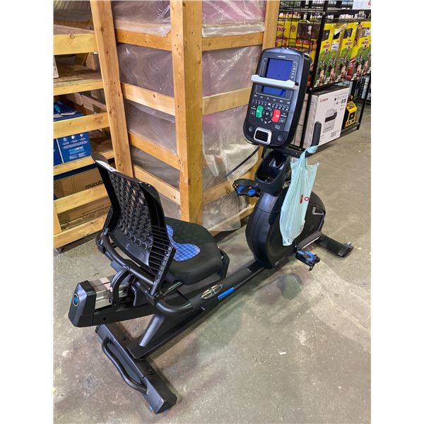 NAUTILUS R618 RECUMBENT BIKE WITH USB PLUG IN