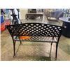 Image 2 : IN BOX PARAMOUNT CAST ALUMINIUM BENCH BRONZE 40.16 X 4.72 X 23.22"