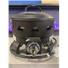 Image 2 : IN BOX BEAR PATTERNED OUTDOOR PROPANE FIREPIT BLACK 17.7 X 17.7 X 11.8"