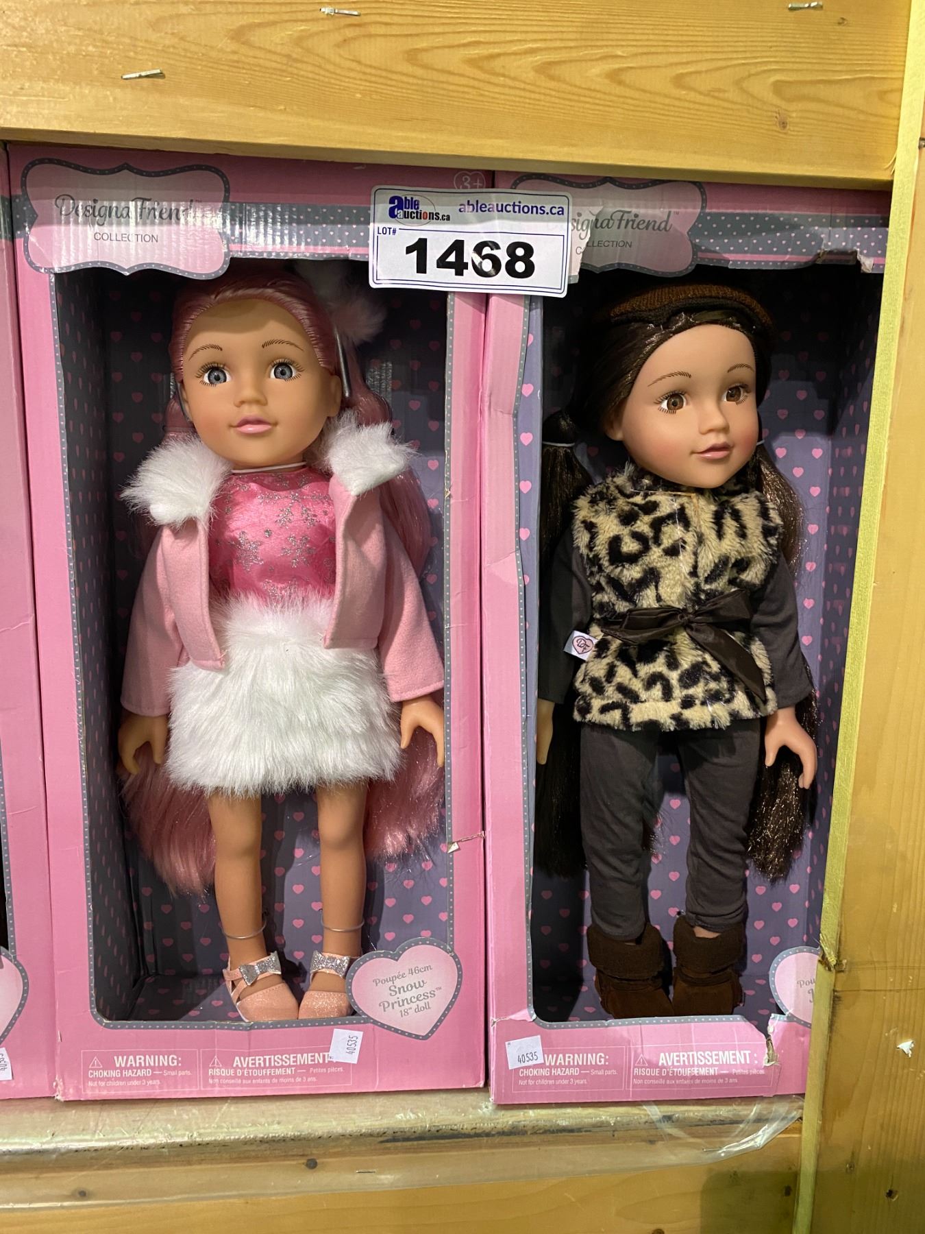 2 DESIGNAFRIEND COLLECTION DOLLS - Able Auctions