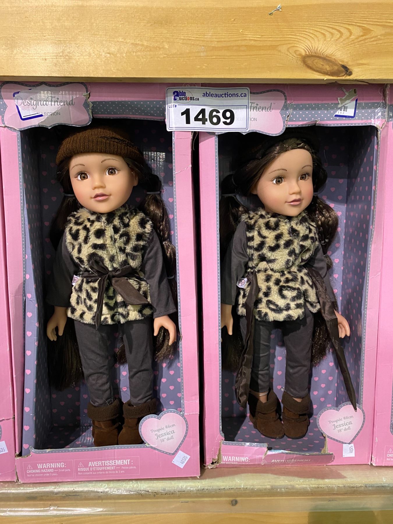 2 DESIGNAFRIEND COLLECTION DOLLS