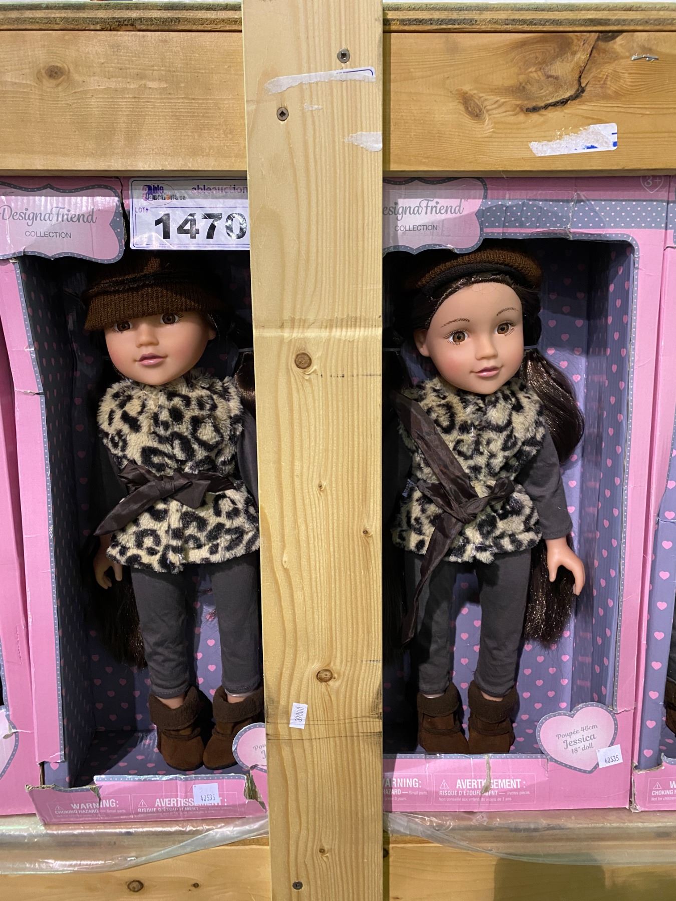 2 DESIGNAFRIEND COLLECTION DOLLS - Able Auctions