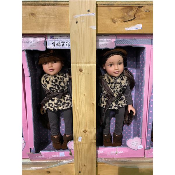 2 DESIGNAFRIEND COLLECTION DOLLS - Able Auctions