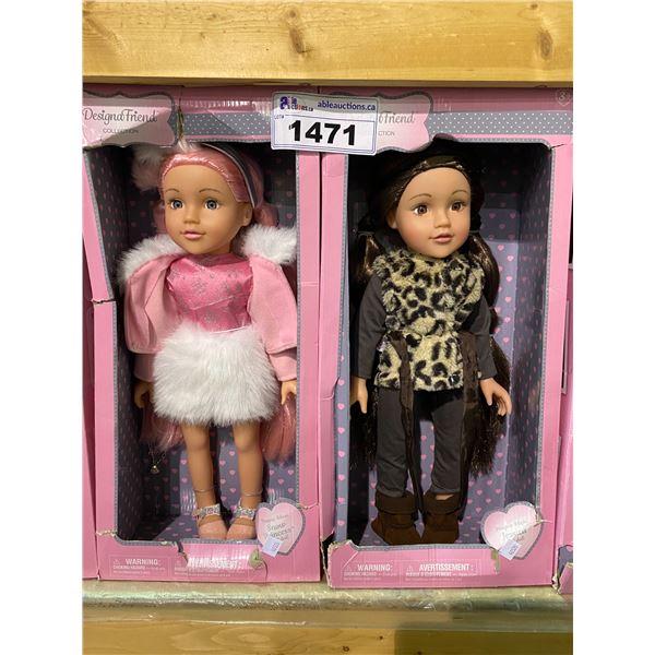 2 DESIGNAFRIEND COLLECTION DOLLS - Able Auctions