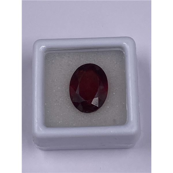 FANTASTIC GARNET 10.45CT, 14.73 X 11.08 X 6.90MM, OVAL CUT, SI2 CLARITY, BRAZIL, UNTREATED