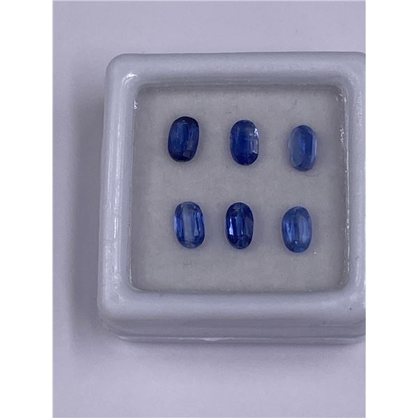 RARE BLUE KYANITE 2.11CT, 5 X 3MM, OVAL CUT, EYE CLEAN, BRAZIL, UNTREATED