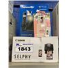 Image 1 : CANON SELPHY COMPACT PHOTO PRINTER CP1300, FUJIFILM INSTAX MINI LINK SMARTPHONE PRINTER, &