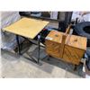 Image 1 : SEWING BOX & CRAFTSMAN TABLE