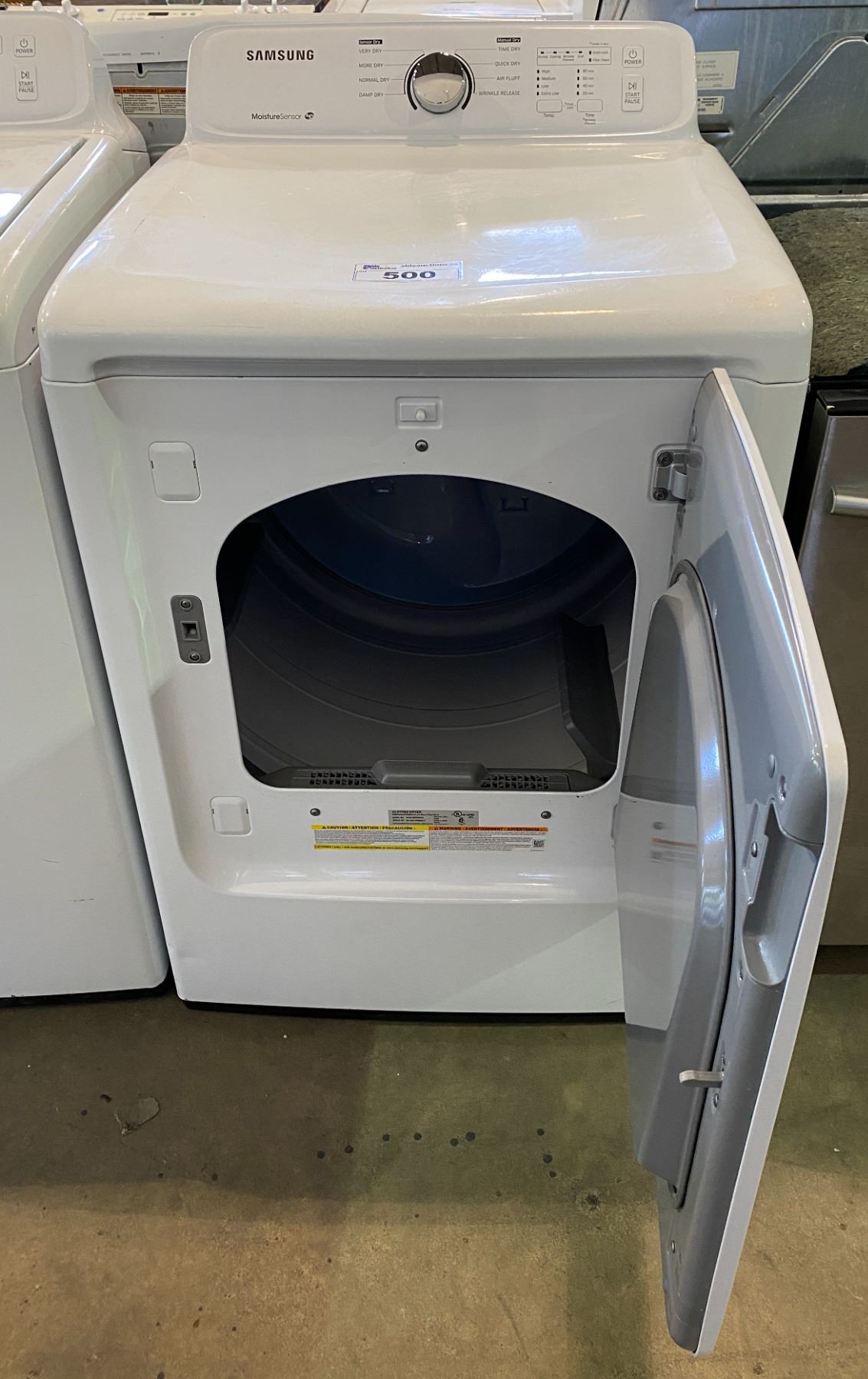 WHITE SAMSUNG MOISTURE SENSOR DRYER MODEL DV40J3000EW/AC WHITE SAMSUNG MOISTURE SENSOR DRYER MODEL DV40J3000EW/AC