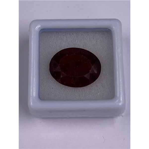 SPARKLING BIG GARNET 11.63CT, 16.41 X 13.11 X 7.07MM, OVAL CUT, SI2 CLARITY, BRAZIL, UNTREATED