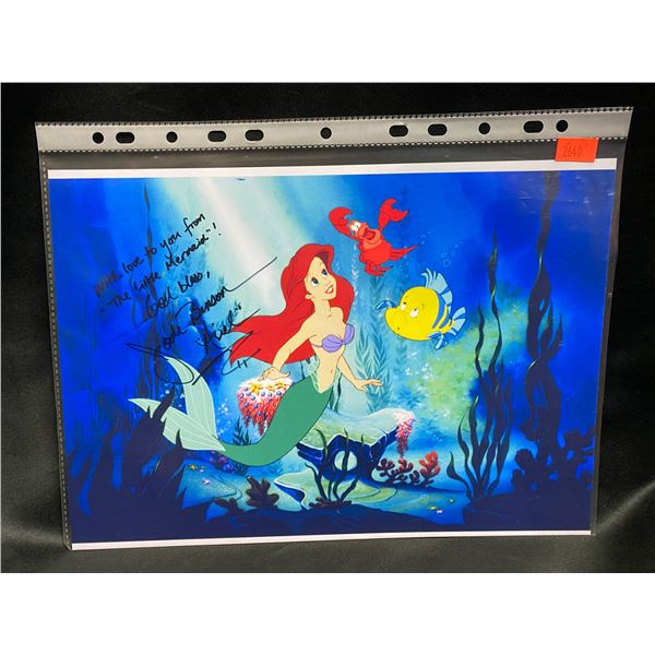 JODI BENSON SIGNED LITTLE MERMAID PHOTO WITH COA