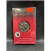 Image 1 : COMIC CON EXCLUSIVE NEW IN PACKAGING GAME OF THRONES FACELESS MAN COIN REPLICA PIN LEP OF 1000