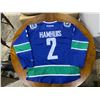 Image 2 : DAN HAMUIS SIGNED VANCOUVER CANUCKS REEBOK JERSEY #2