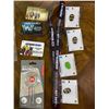 Image 2 : 3 COMIC CON REUSABLE BAGS, ASSORTED PINS, HOTEL CARDS, MAGNIFYING GLASS, AND LANYARD