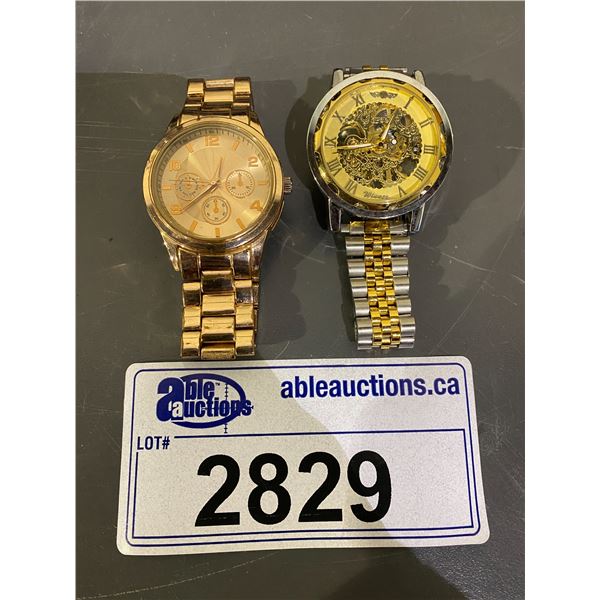 2 UNKNOWN MAKE WATCHES