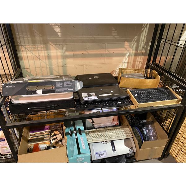 ASSORTED LAPTOPS, KEYBOARDS, & MORE