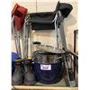 Image 2 : ASSORTED CAMPING RELATED GEAR, 2 FOLDOUT CHAIRS, 2 WHEEL DOLLY