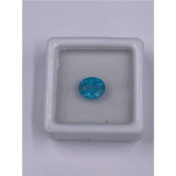 PARAIBA APATITE 2.19CT, 8.0 X 7.0 X 5.5MM, OVAL CUT, VVS, BRAZIL, UNTREATED