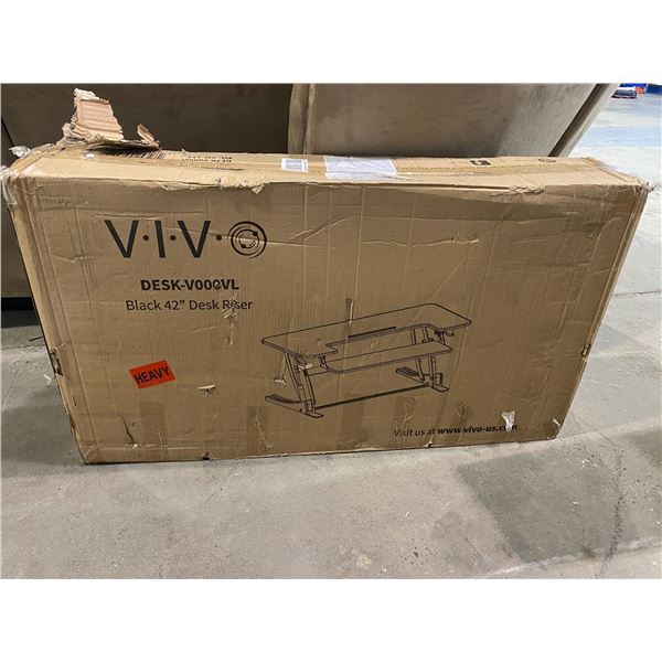 VIVO BLACK 42  DESK RISER MODEL DESK-V000VL