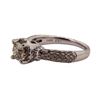 Image 1 : 1.24 ctw Diamond Ring - 14KT White Gold