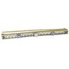 Image 1 : Antique Two Tone 14kt Gold Diamond & Synthetic Sapphire Open Filigree Bar Pin