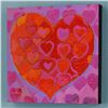 Image 2 : "Playful Heart VI" Limited Edition Giclee on Canvas by Simon Bull, Numbered and