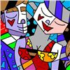 Image 2 : Romero Britto "New Tonight" Hand Signed Giclee on Canvas; Authenticated