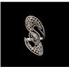 Image 2 : 1.09 ctw Diamond Ring - 14KT White Gold