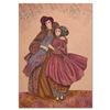 Image 1 : Haya Ran, "Masked Ball" Hand Signed Limited Edition Serigraph with Letter of Aut