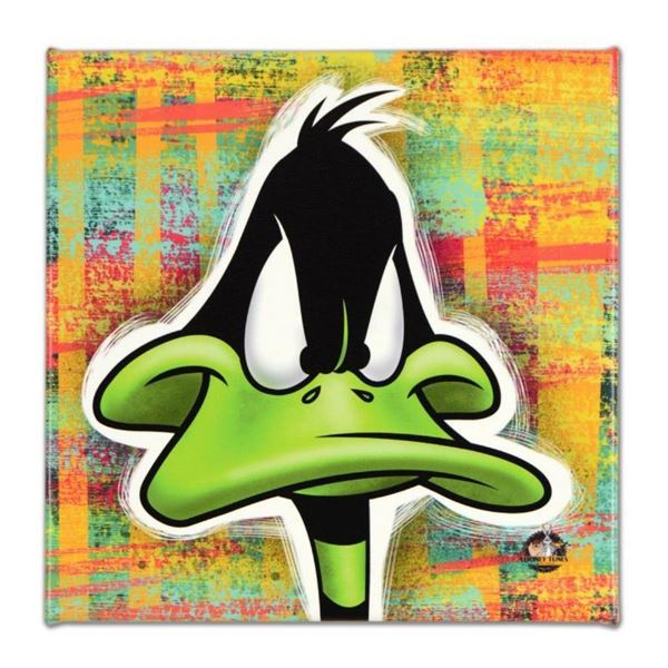 Looney Tunes,  Daffy Duck  Numbered Limited Edition on Canvas with COA. This pie